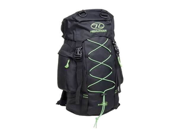 Rucksack Rambler 20 schwarz/limone