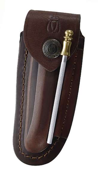 Leder-Etui, braun, für Laguiole-Messer mit 12 cm Heftlänge