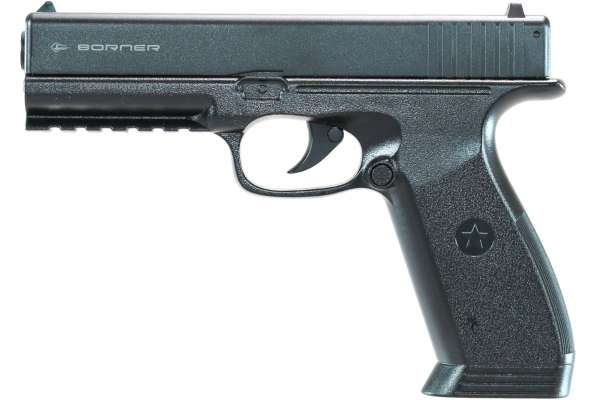 Borner 17 CO2 Luftpistole Kal. 4,5 mm BB schwarz